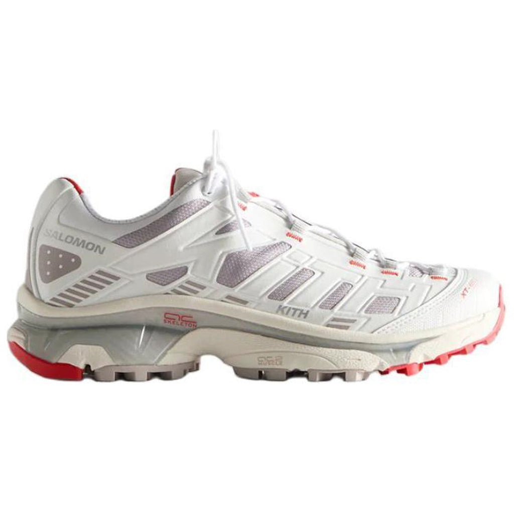 KITH × Salomon XT-4K Unisex Sneakers – White & Grey