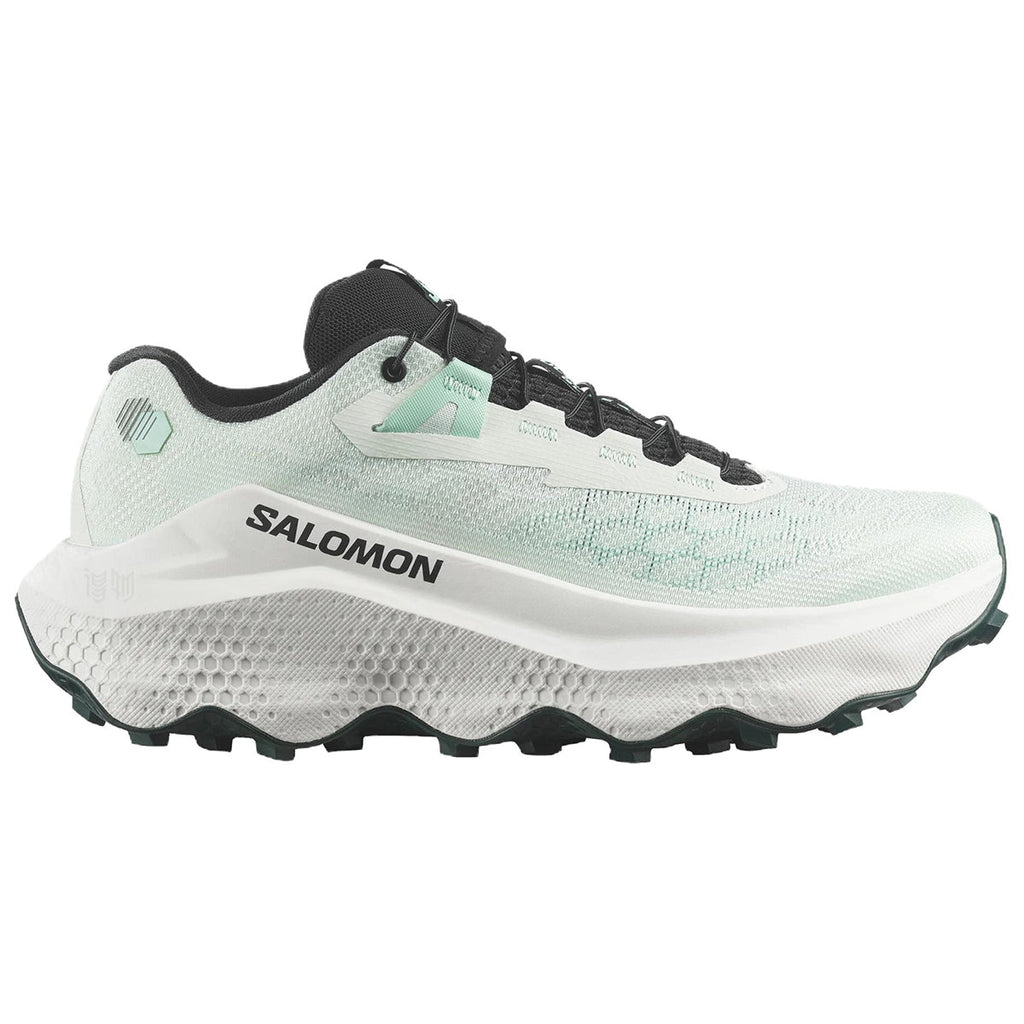 Salomon Ultra Glide 4 Women's Trail Shoes – Mint Green, White & Black