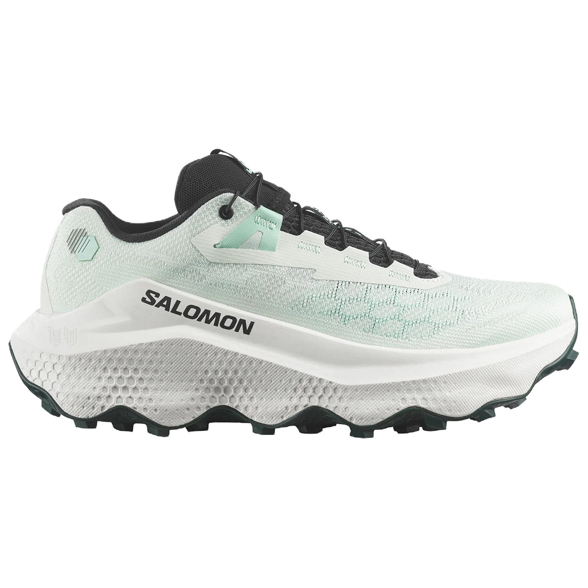 Salomon Ultra Glide 4 Women's Trail Shoes – Mint Green, White & Black