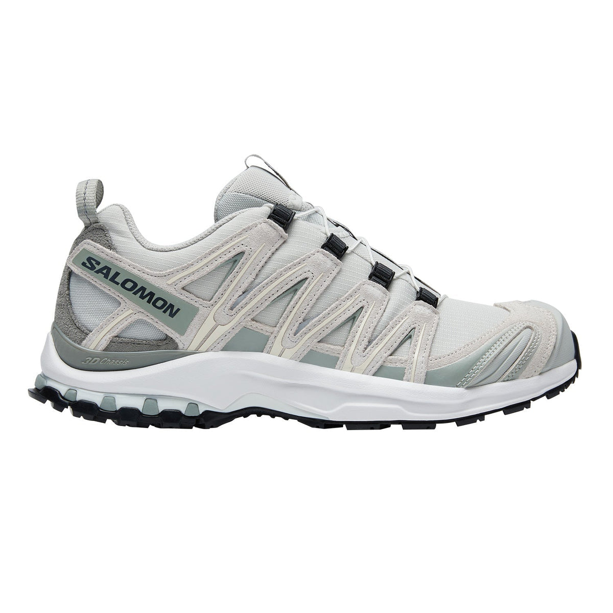 Salomon XA PRO 3D Sneakers – Light Grey & Sage Green