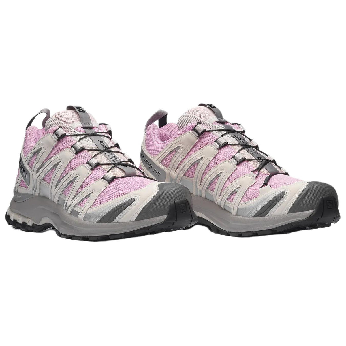 Salomon XA PRO 3D Sneakers – Pink, Light Grey & Cream