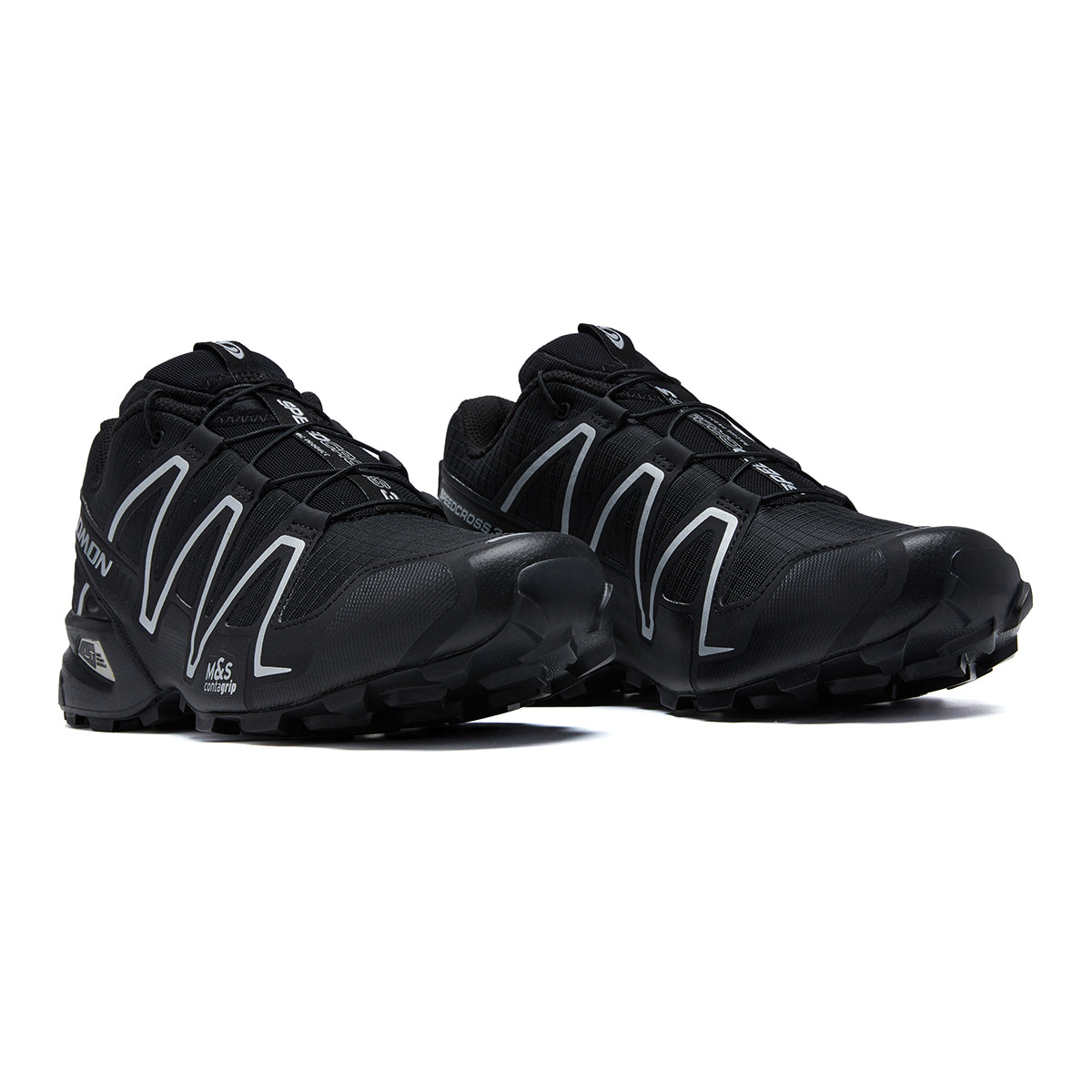 Salomon Speedcross 3 Unisex Sneakers – Black & Silver Grey