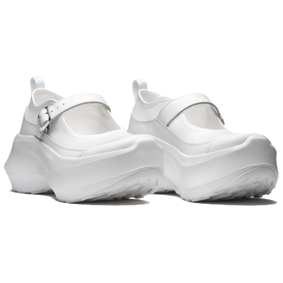 Salomon Mary Jane Women's White Platform Shoes