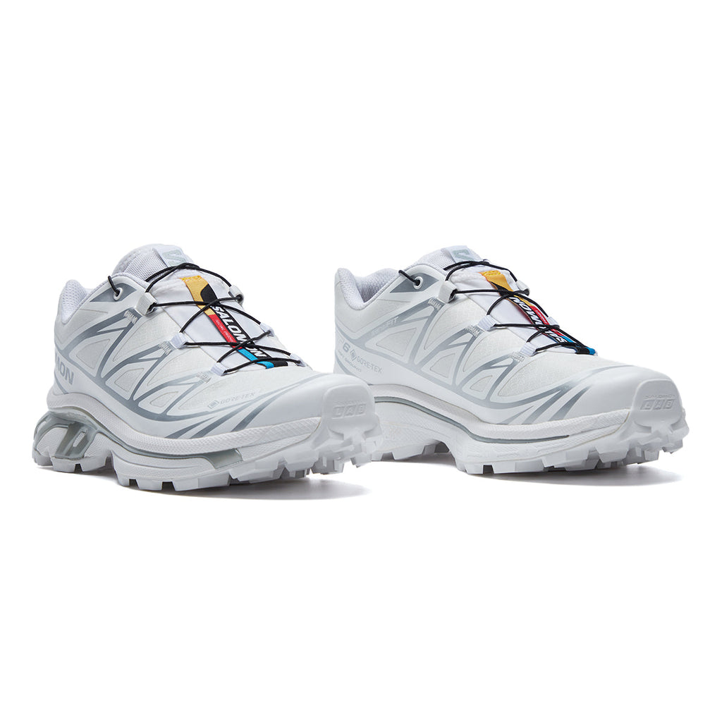 Salomon XT-6 GTX Sneakers – White & Silver