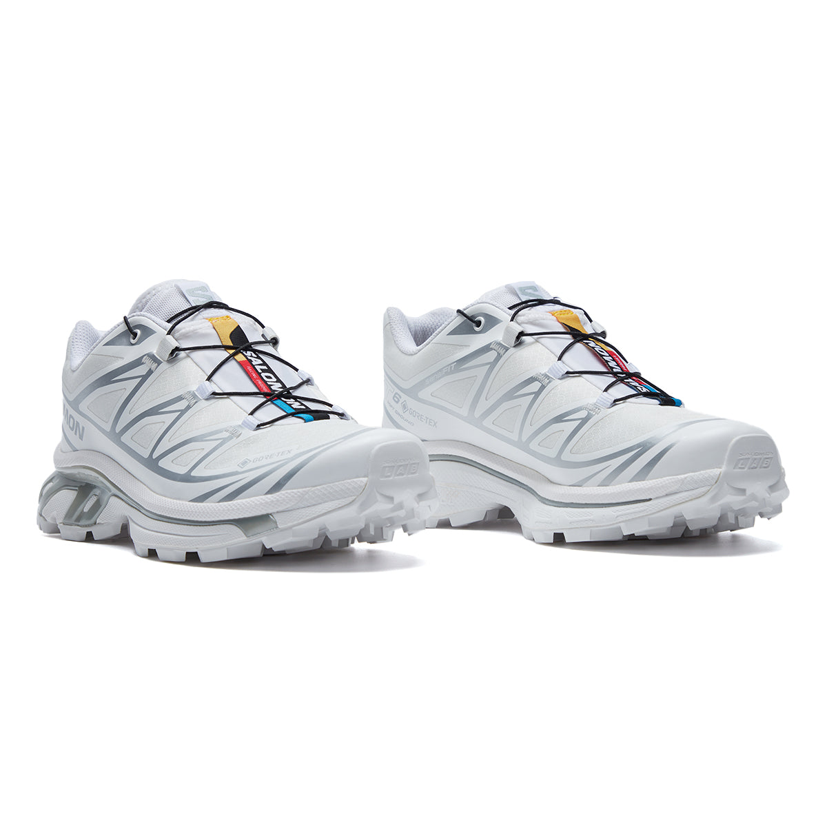 Salomon XT-6 GTX Sneakers – White & Silver