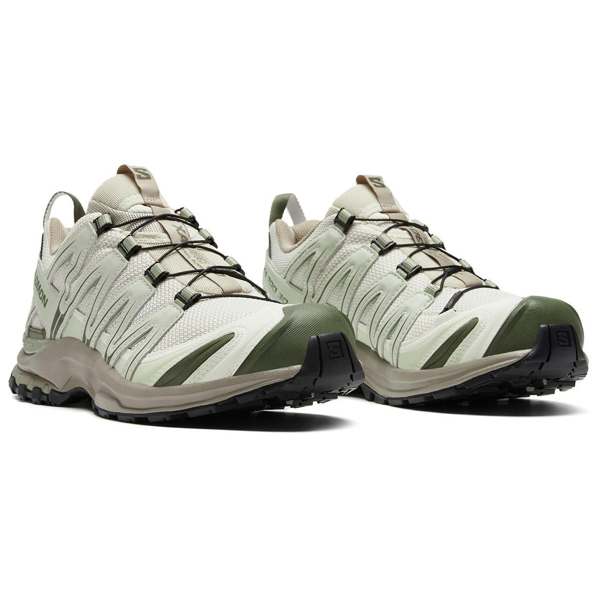 Salomon XA PRO 3D Unisex Sneakers – Cream, Olive & Taupe
