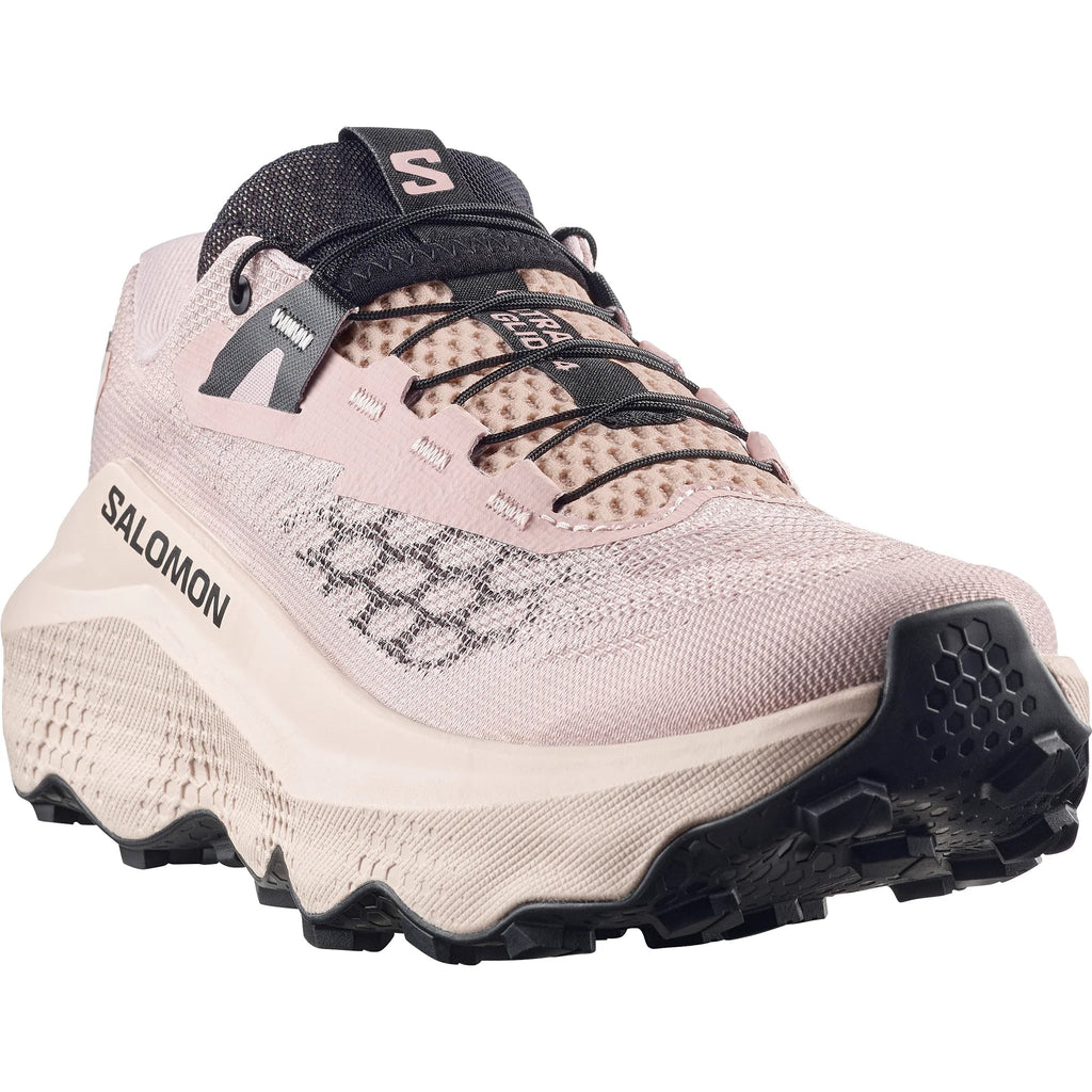 Salomon Ultra Glide 4 Unisex Sneakers – Blush Pink, Cream & Black