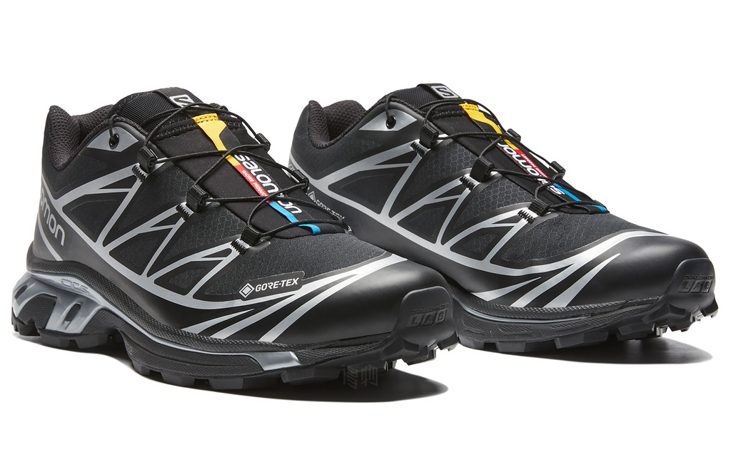 Salomon XT-6 GTX Sneakers – Black & Silver