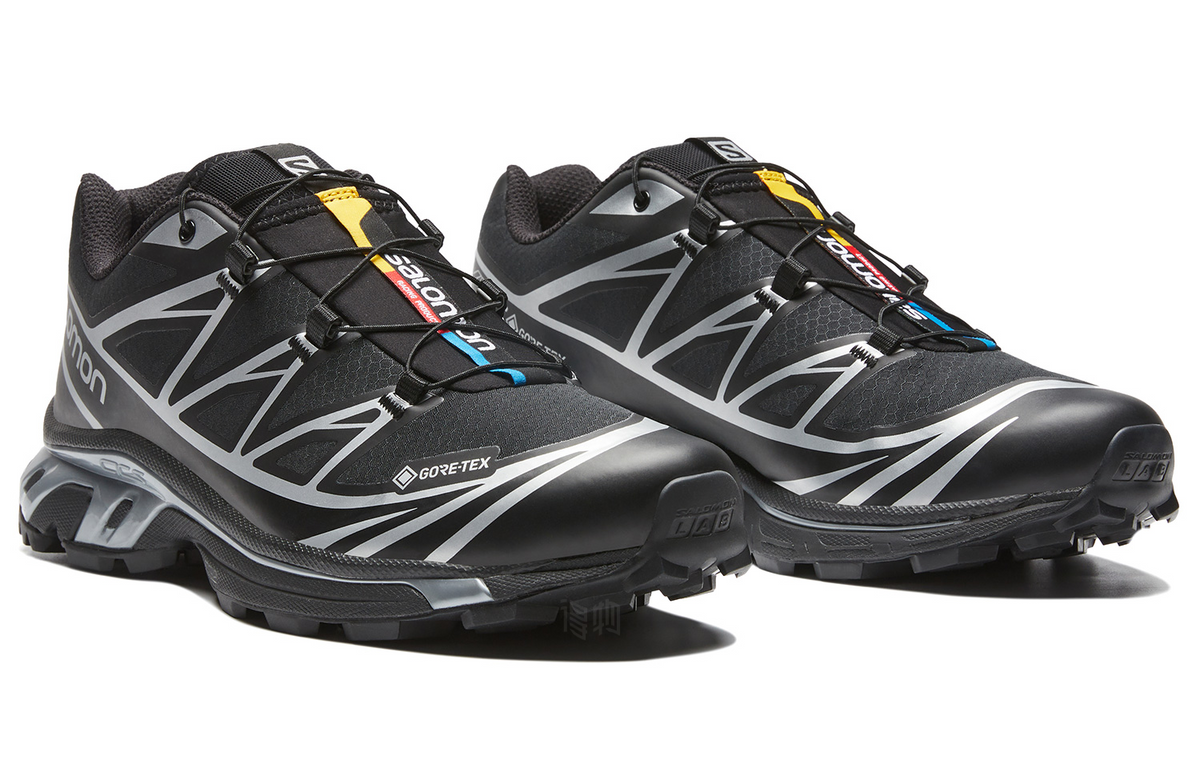 Salomon XT-6 GTX Sneakers – Black & Silver