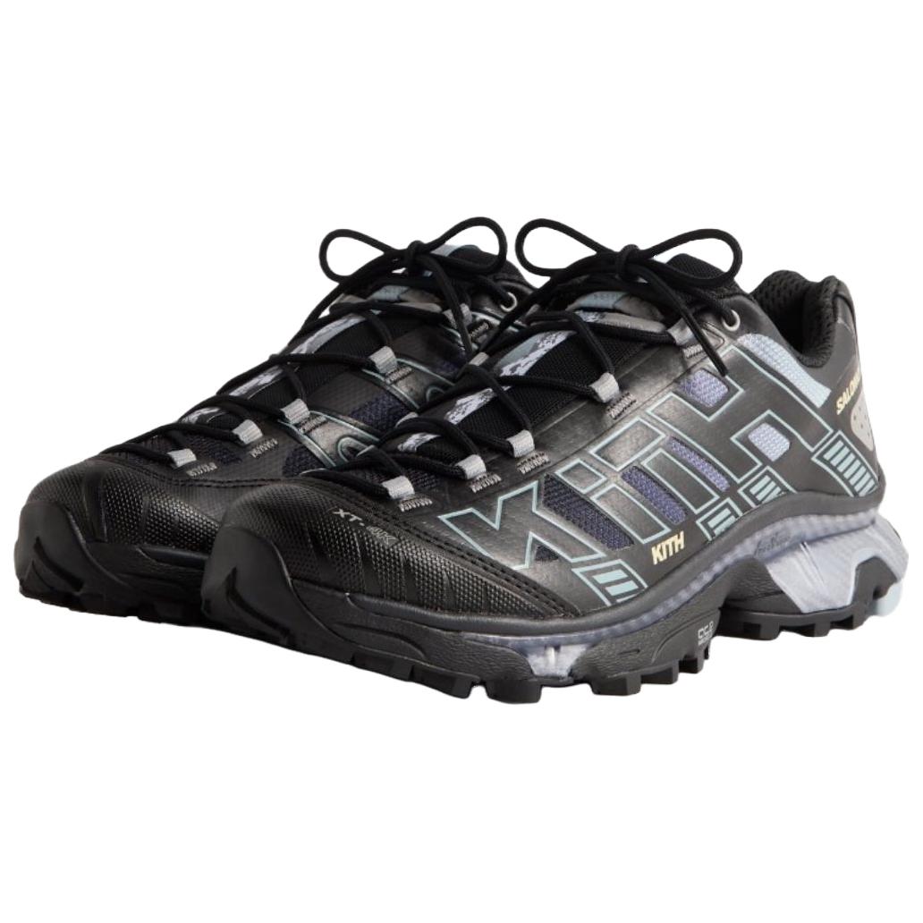 Salomon KITH XT-4K Unisex Sneakers – Black, Grey & Pale Blue