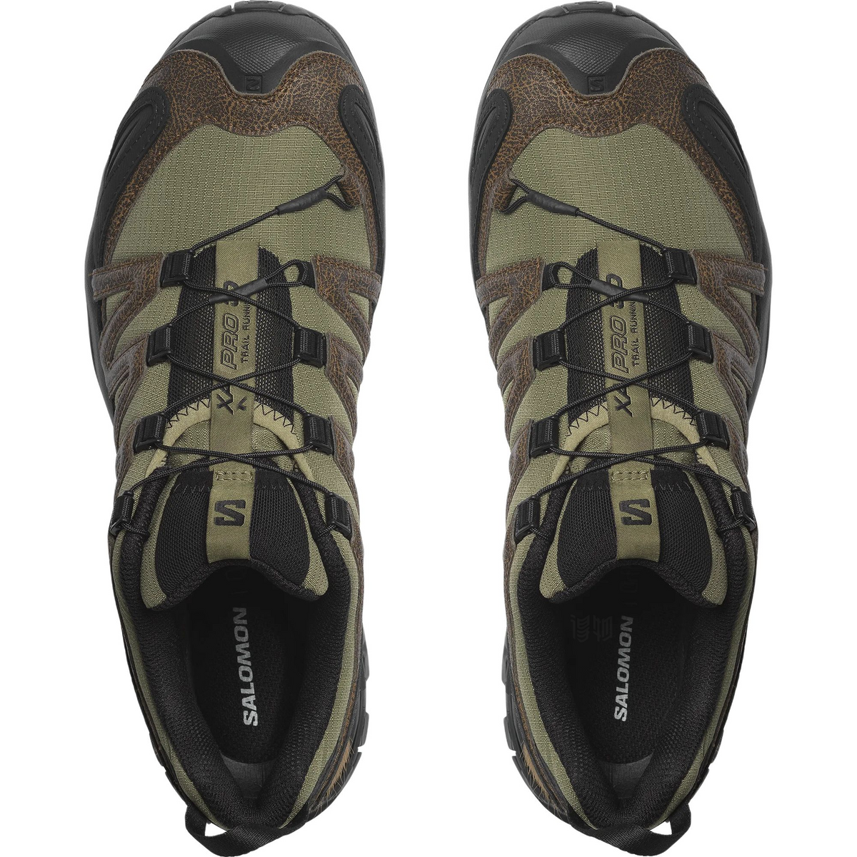 Salomon XA PRO 3D Unisex Sneakers – Olive Green, Brown & Black