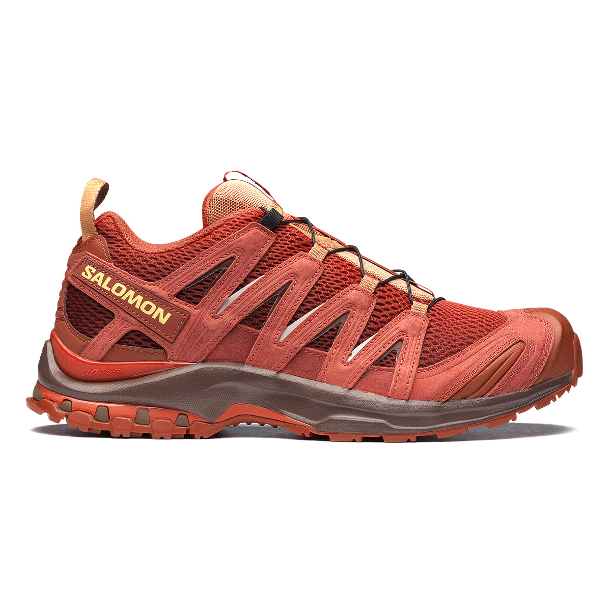 Salomon XA PRO 3D Unisex Sneakers – Brick Red & Brown