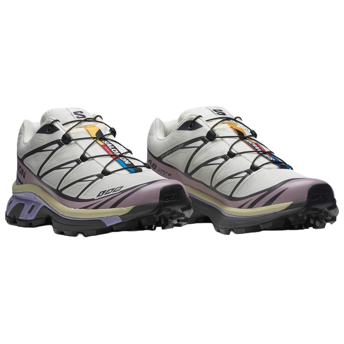 Salomon XT-6 Sneakers – White & Lilac