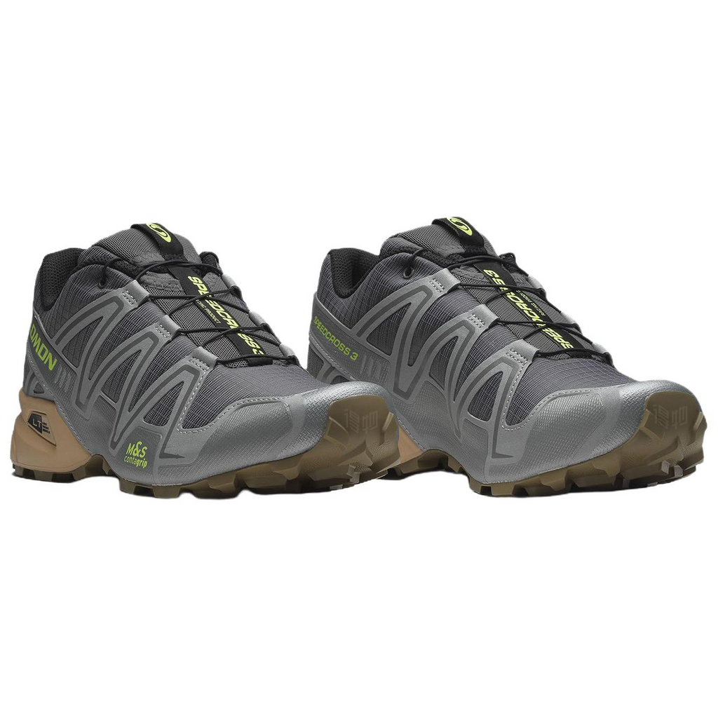 Salomon Speedcross 3 Grey / Beige / Lime Sneakers