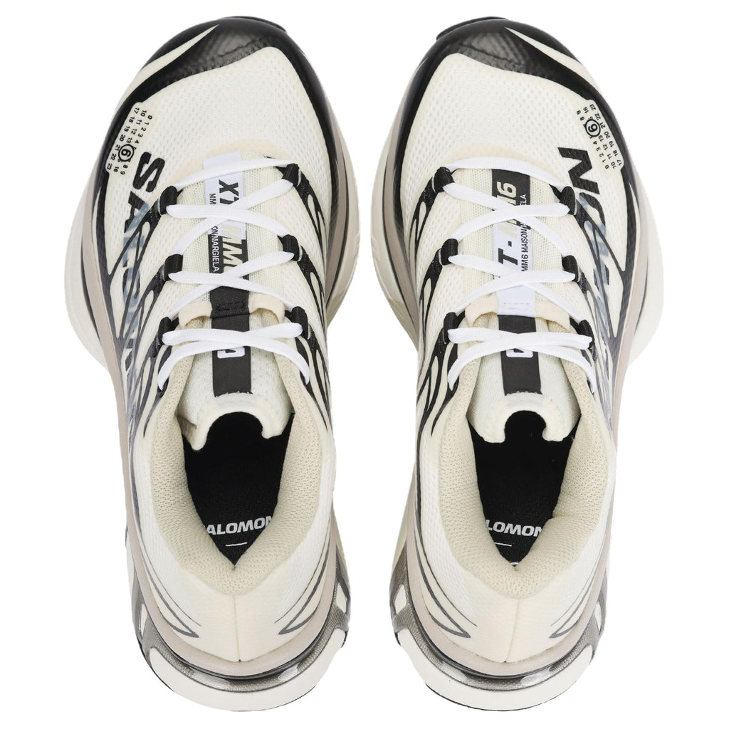 Salomon Cream / Black / Silver Low-Top Sneakers