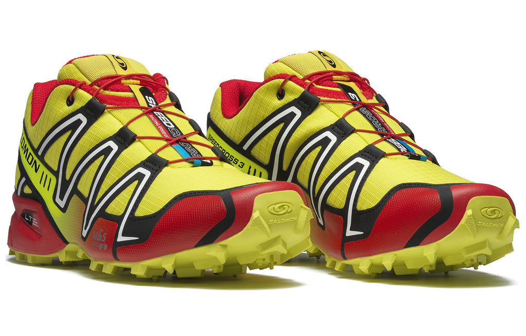 Salomon Speedcross 3 Unisex Sneakers – Yellow, Red & Black