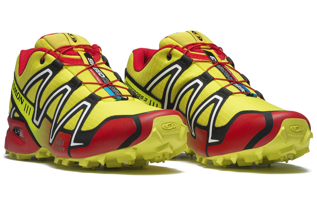 Salomon Speedcross 3 Unisex Sneakers – Yellow, Red & Black