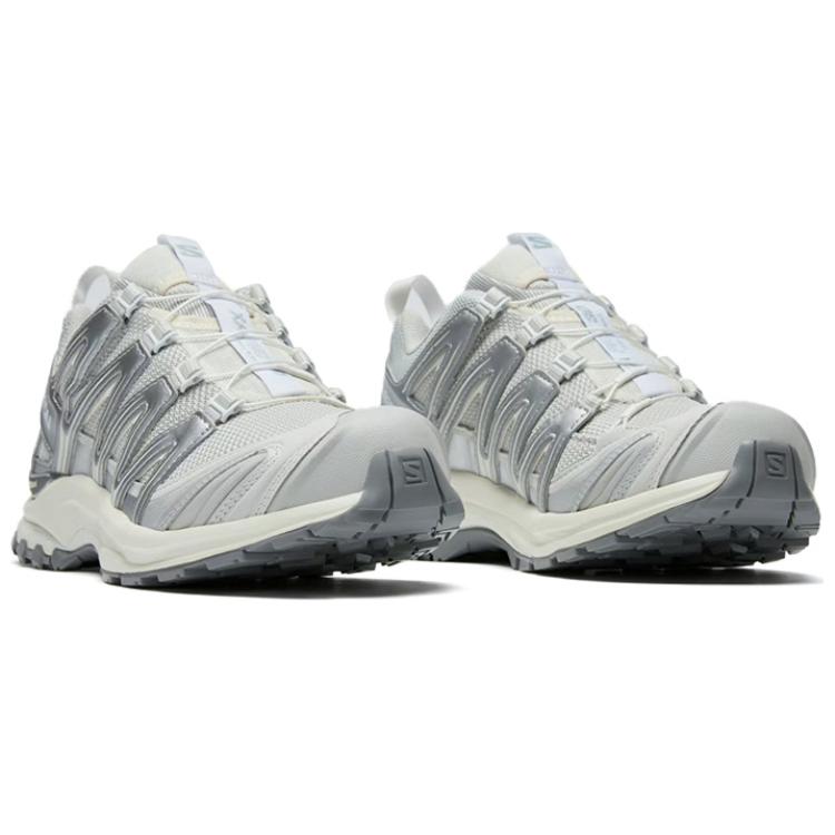 Salomon XA PRO 3D Unisex Sneakers – Light Grey, Silver & Cream