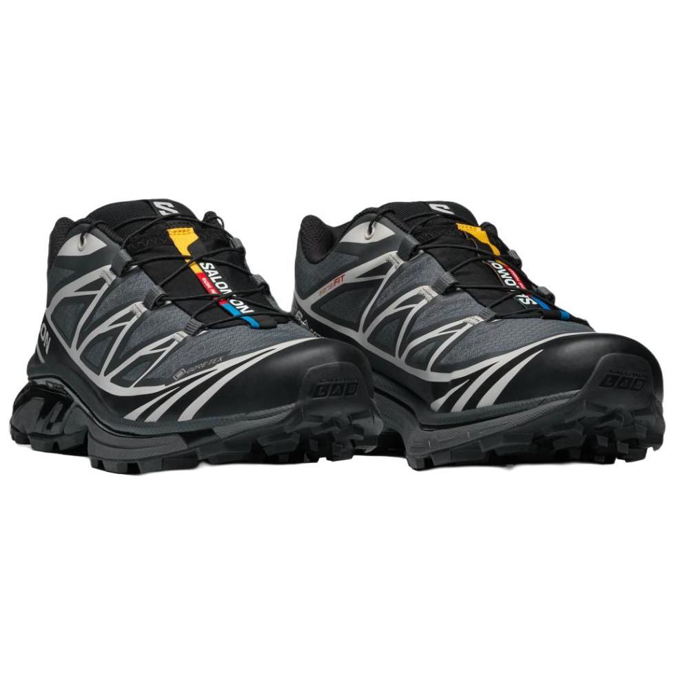 Salomon XT-6 GORE-TEX Sneakers – Charcoal, Black & Silver