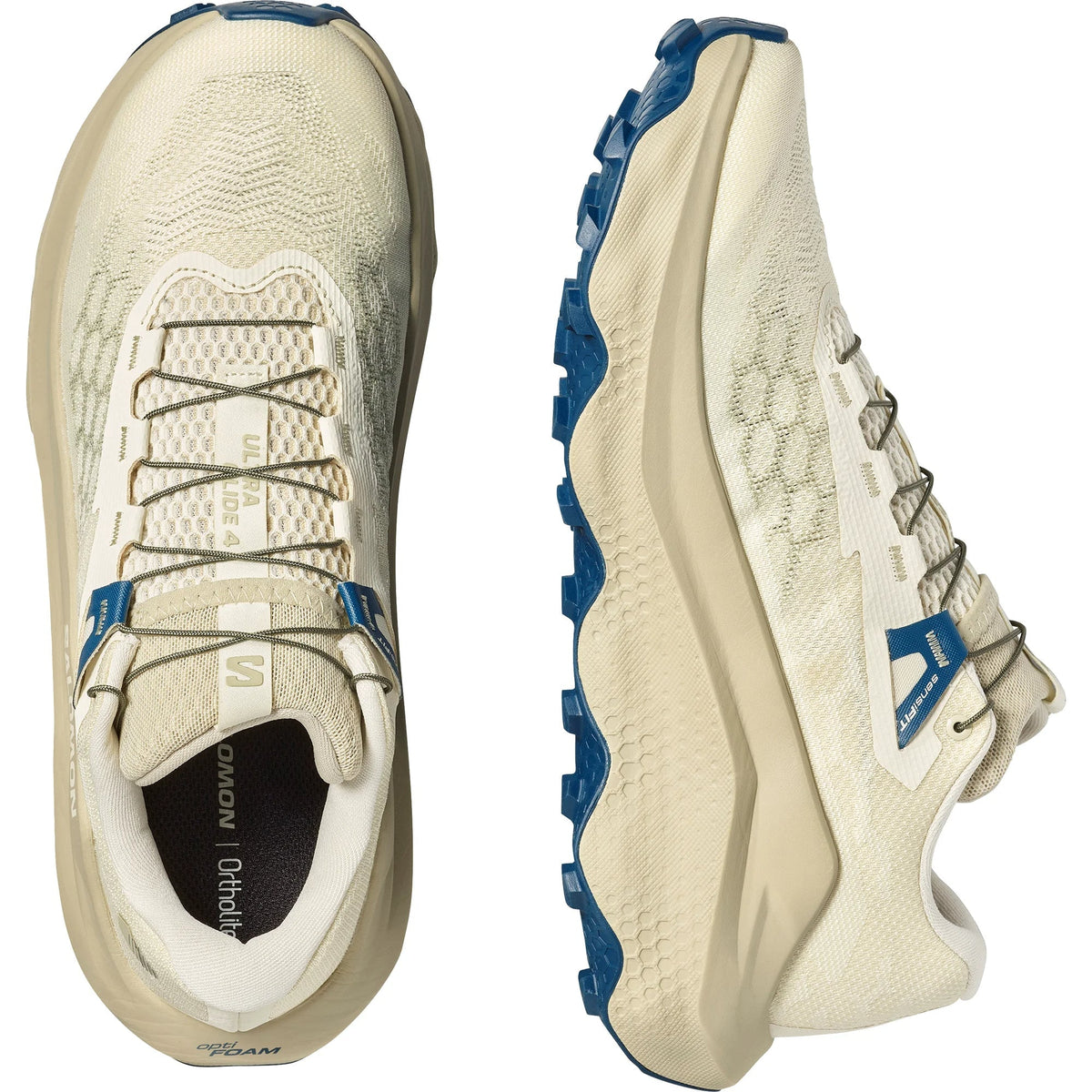 Salomon Ultra Glide 4 Unisex Sneakers – Cream, Beige & Navy