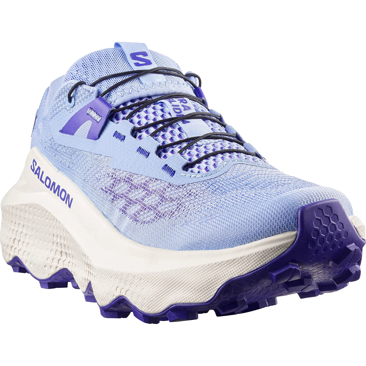 Salomon Ultra Glide 4 Women's Trail Shoes – Pale Blue, Cream & Purple
