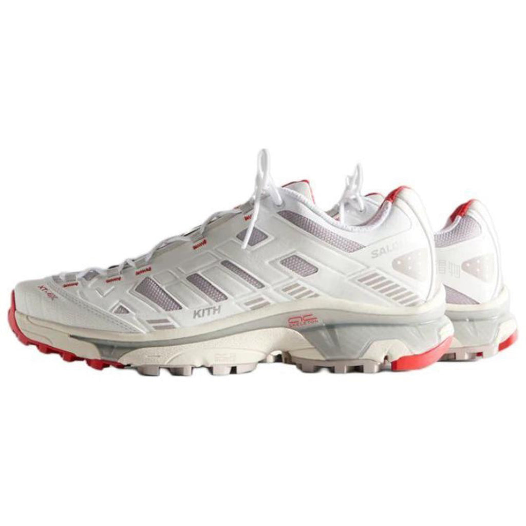 KITH × Salomon XT-4K Unisex Sneakers – White & Grey