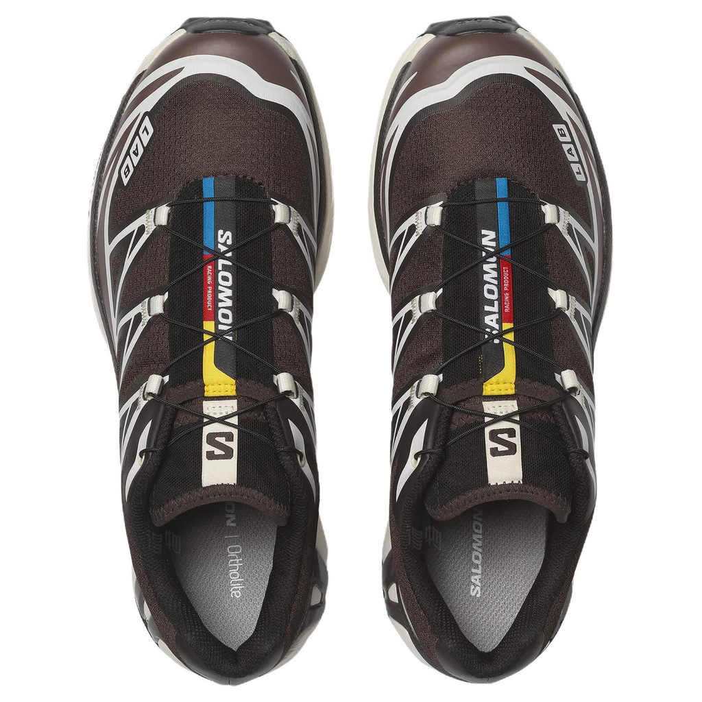 Salomon XT-6 Sneakers – Coffee Brown & White