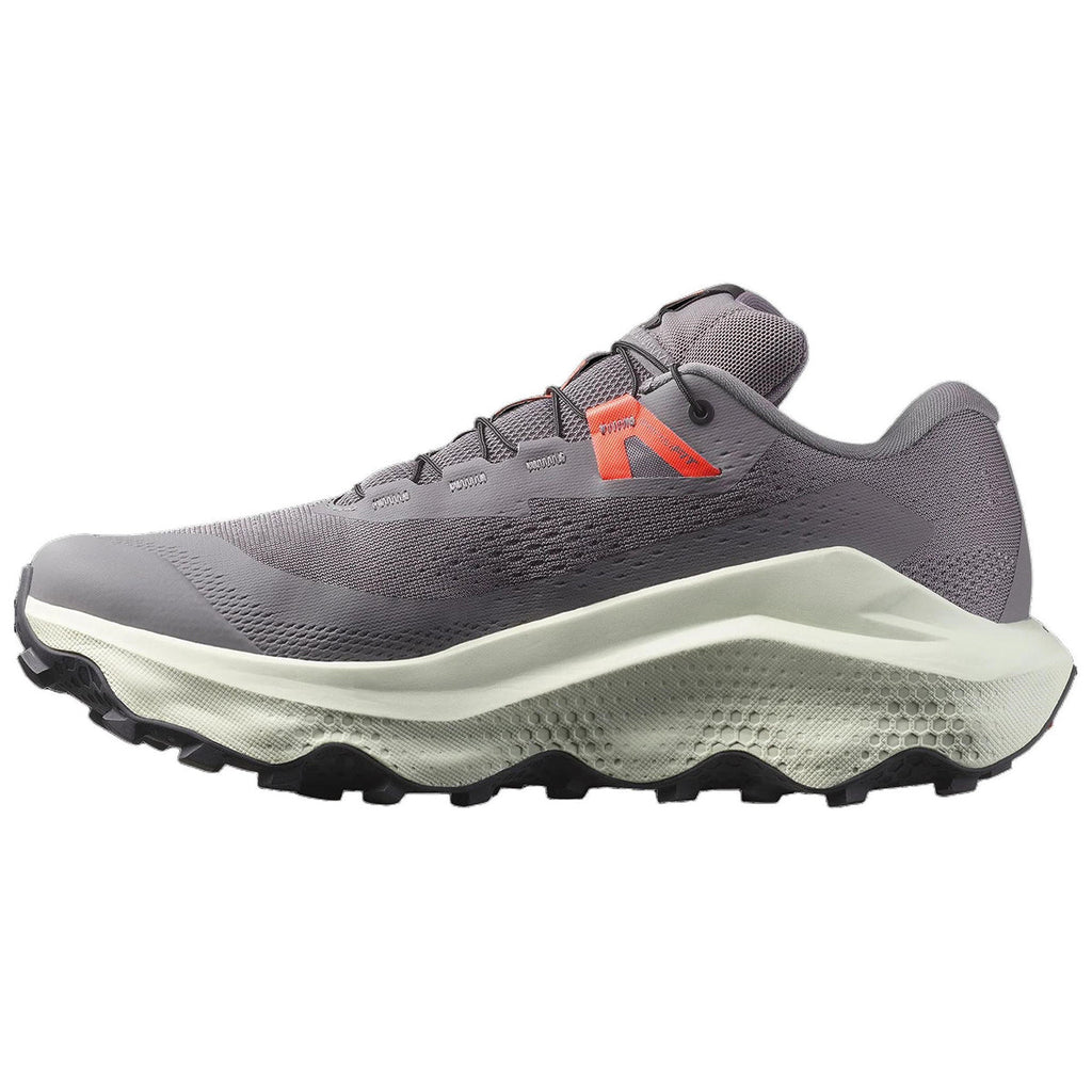 Salomon Ultra Glide 3 Men's Trail Shoes – Taupe Grey, Cream & Coral