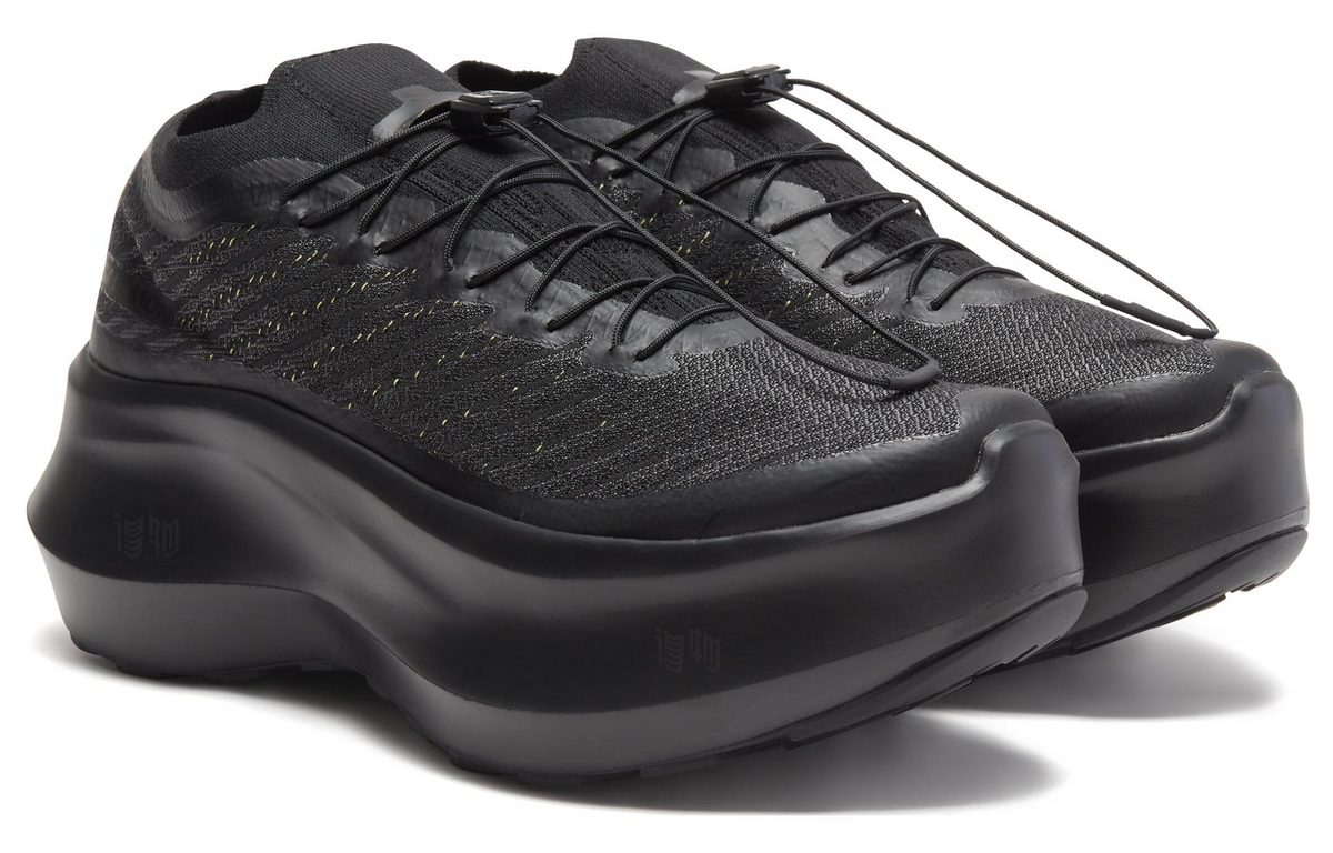 Salomon Pulsar Advanced Black Platform Sneakers