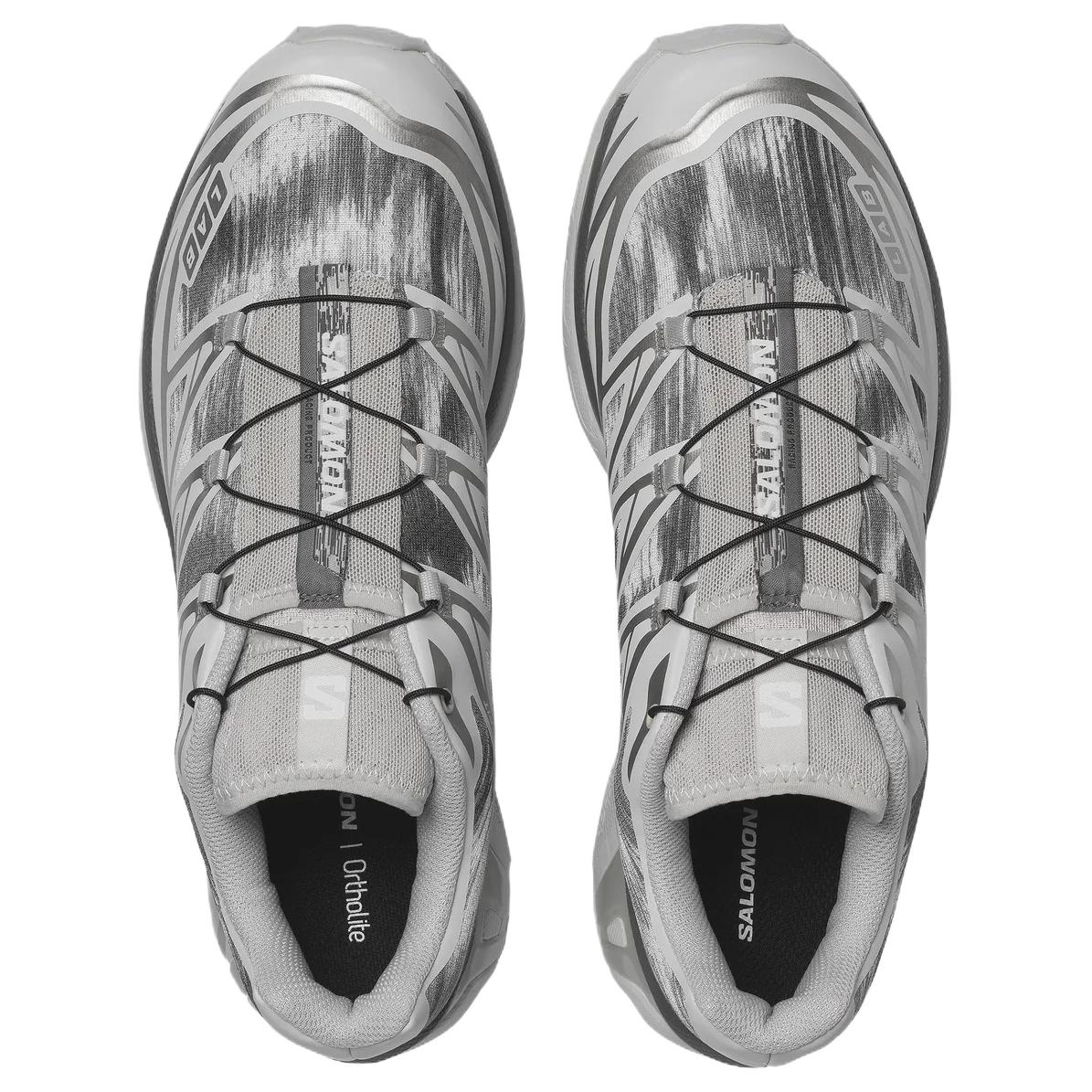Salomon XT-6 Camo Sneakers – Light Grey & White