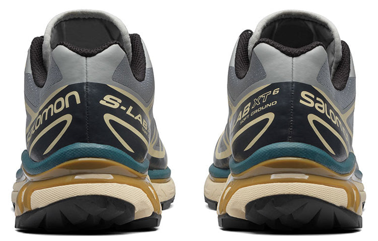 Salomon XT-6 Sneakers – Grey, Teal & Ochre
