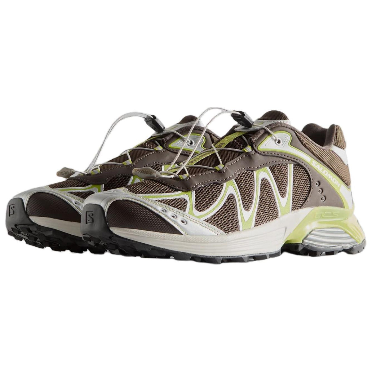 Salomon XT-Whisper Unisex Sneakers – Brown, Lime & Cream
