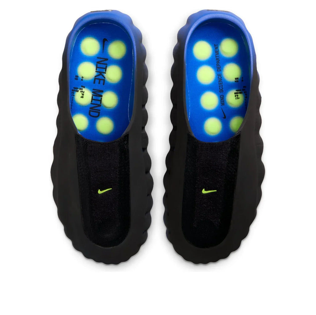 Nike Sculpted Slip-On Mules – Black / Blue / Lime