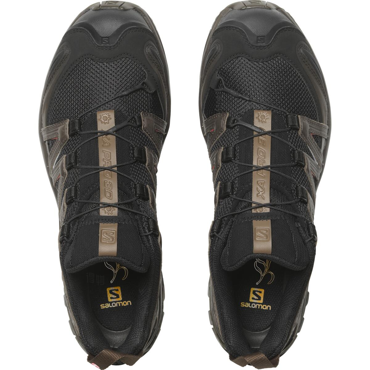 Salomon XA PRO 3D Unisex Sneakers – Black, Charcoal & Red