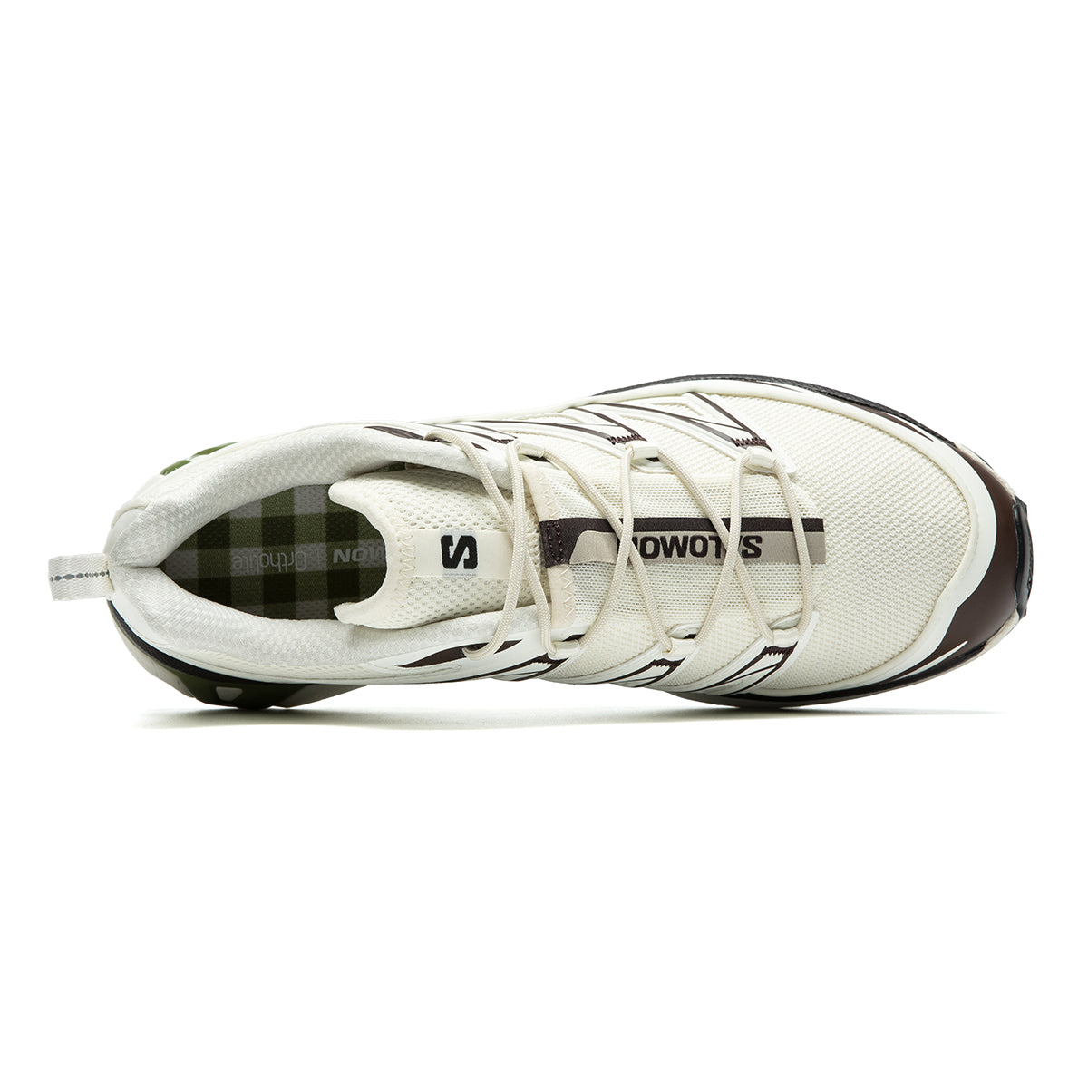 Salomon XT-6 Expanse Canvas Sneakers – Cream & Olive Green