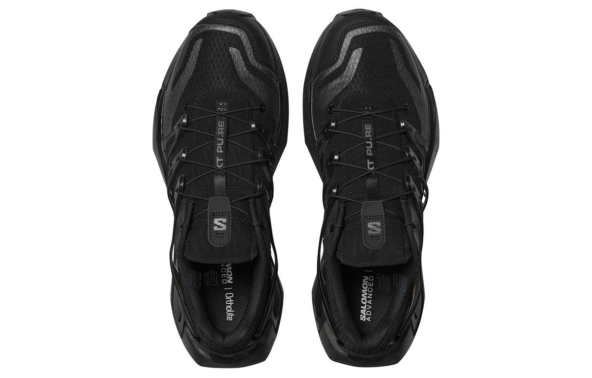Salomon XT PU.RE Advanced Sneakers – Black & Charcoal Grey
