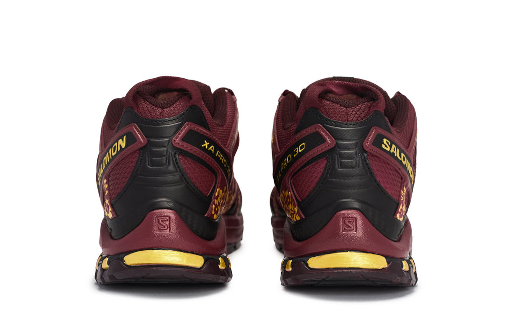 Salomon XA Pro 3D JiXi TangCao Sneakers – Burgundy & Gold
