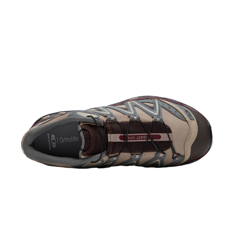 Salomon XT-Quest GTX Sneakers – Beige, Grey & Burgundy