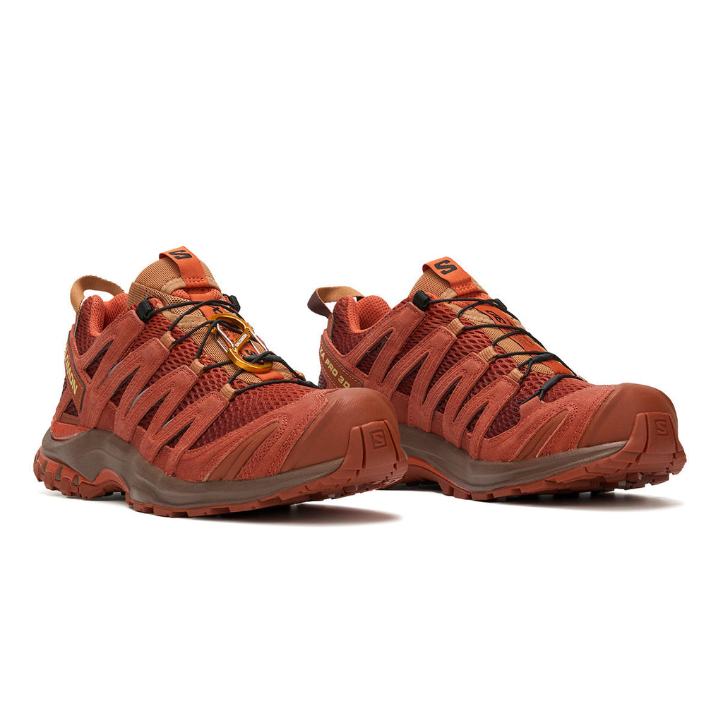 Salomon XA PRO 3D Unisex Sneakers – Brick Red & Brown