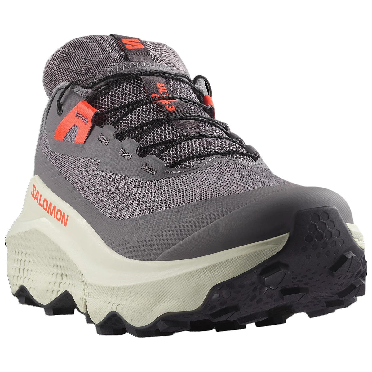 Salomon Ultra Glide 3 Men's Trail Shoes – Taupe Grey, Cream & Coral