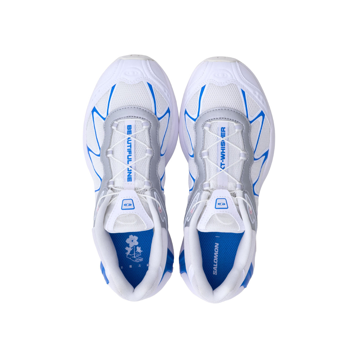 Salomon XT-Whisper Unisex Sneakers – White, Blue & Pale Pink