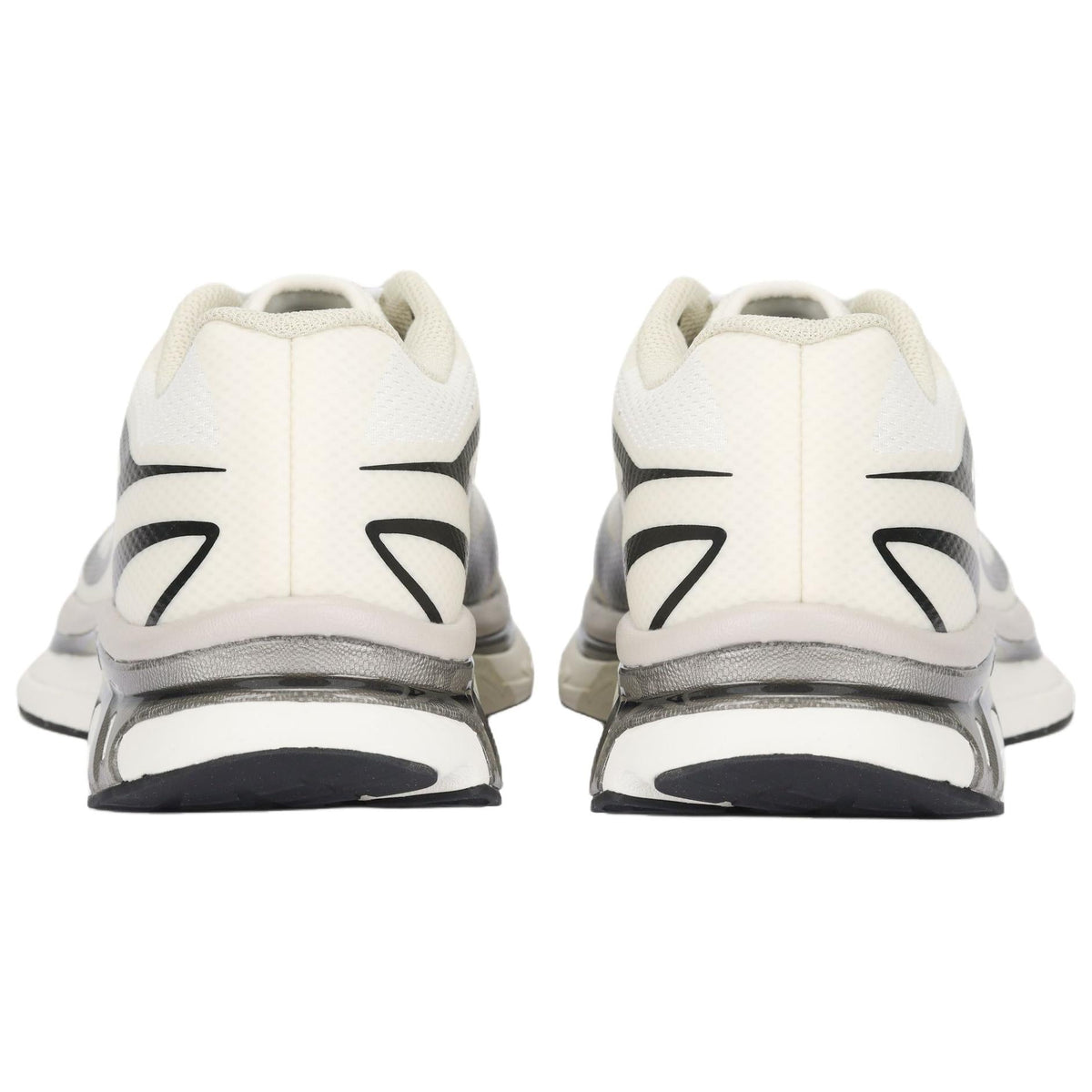 Salomon Cream / Black / Silver Low-Top Sneakers