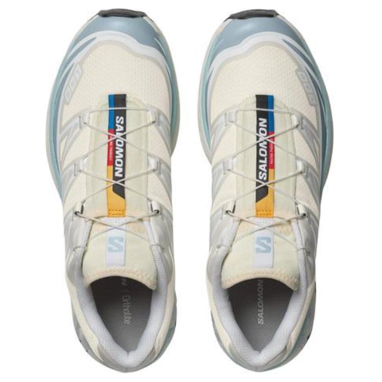 Salomon XT-6 Sneakers – Off-White & Blue Grey