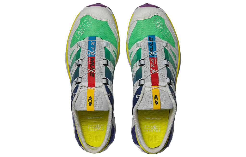 Salomon XT-4 Mule White / Green / Purple Shoes