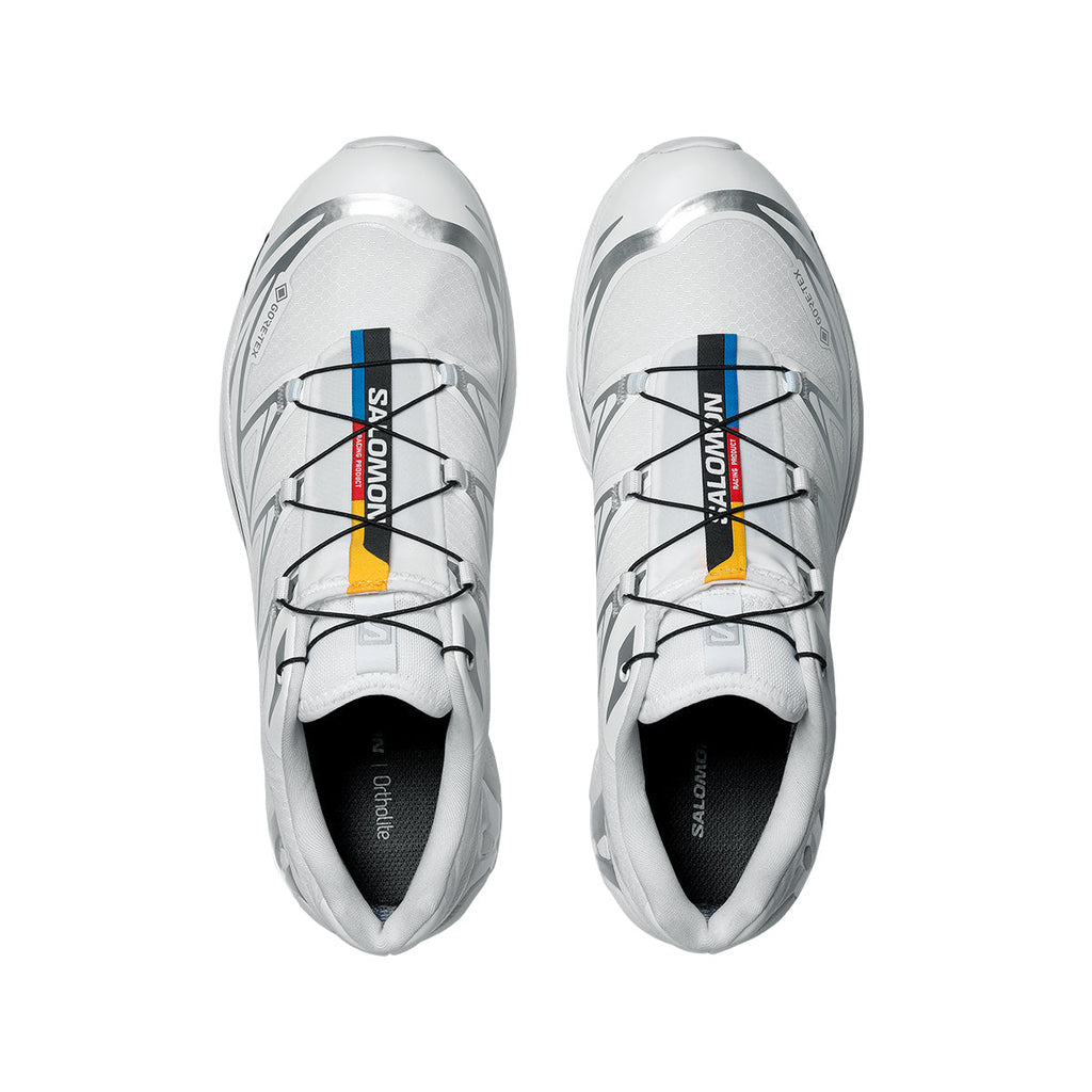 Salomon XT-6 GTX Sneakers – White & Silver