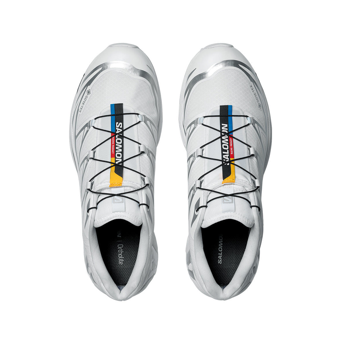 Salomon XT-6 GTX Sneakers – White & Silver
