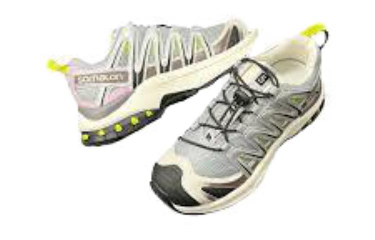 Salomon XA PRO 3D ADV Unisex Sneakers – Grey, Yellow & Pink