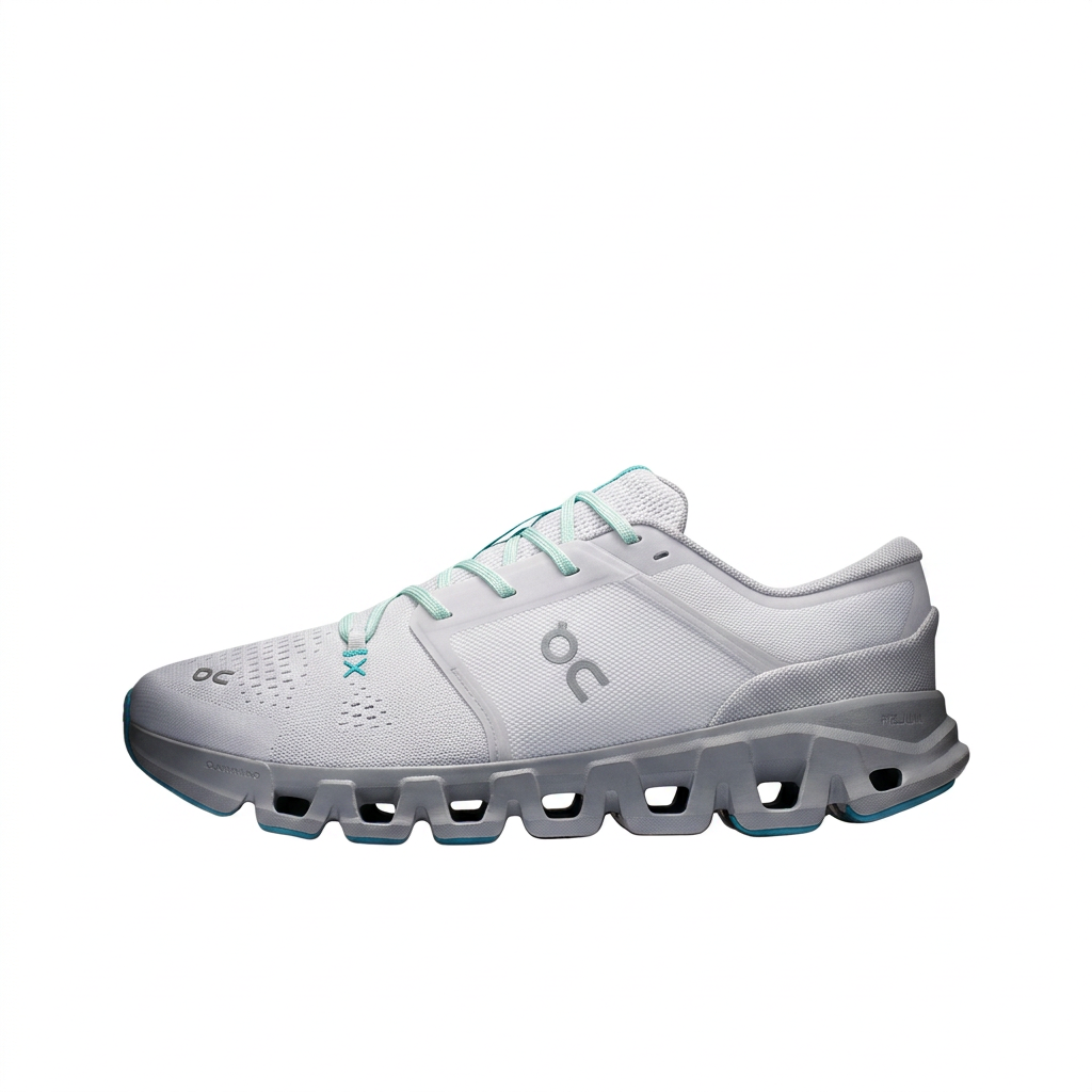 On Cloud X 5 Sneakers – White, Grey & Mint
