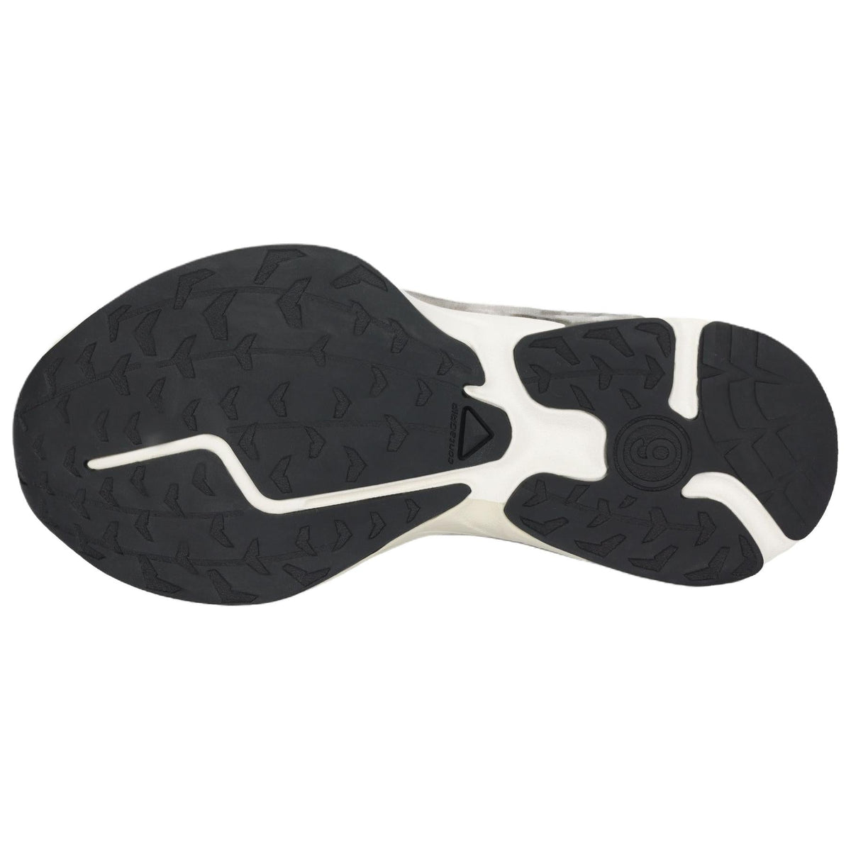 Salomon Cream / Black / Silver Low-Top Sneakers