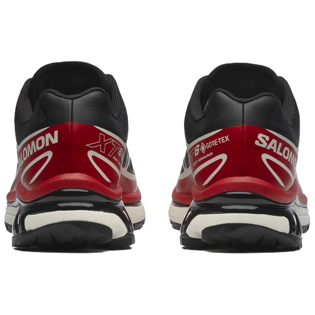 Salomon XT-6 GTX Sneakers – Black, Red & White